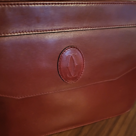 Cartier Authentic Leather Clutch Bag - Picture 2 of 9